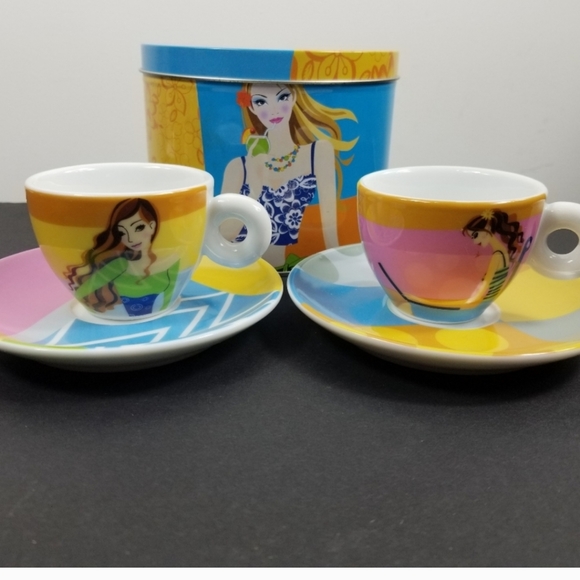 Cuisinox Ceramic 2 cup and 2 saucers with box - Picture 2 of 6